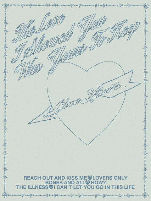 The Love I Showed You Was Yours To Keep - Blu-Charlie Designs