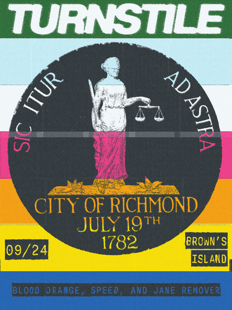 Turnstile Richmond - Blu-Charlie Designs