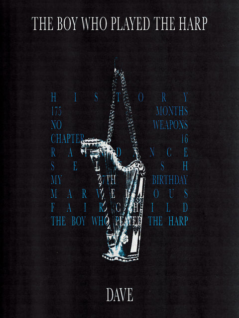 The Boy Who Played The Harp - Blu-Charlie Designs